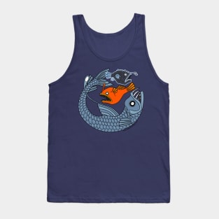 Anglerfish Trio in Color Tank Top